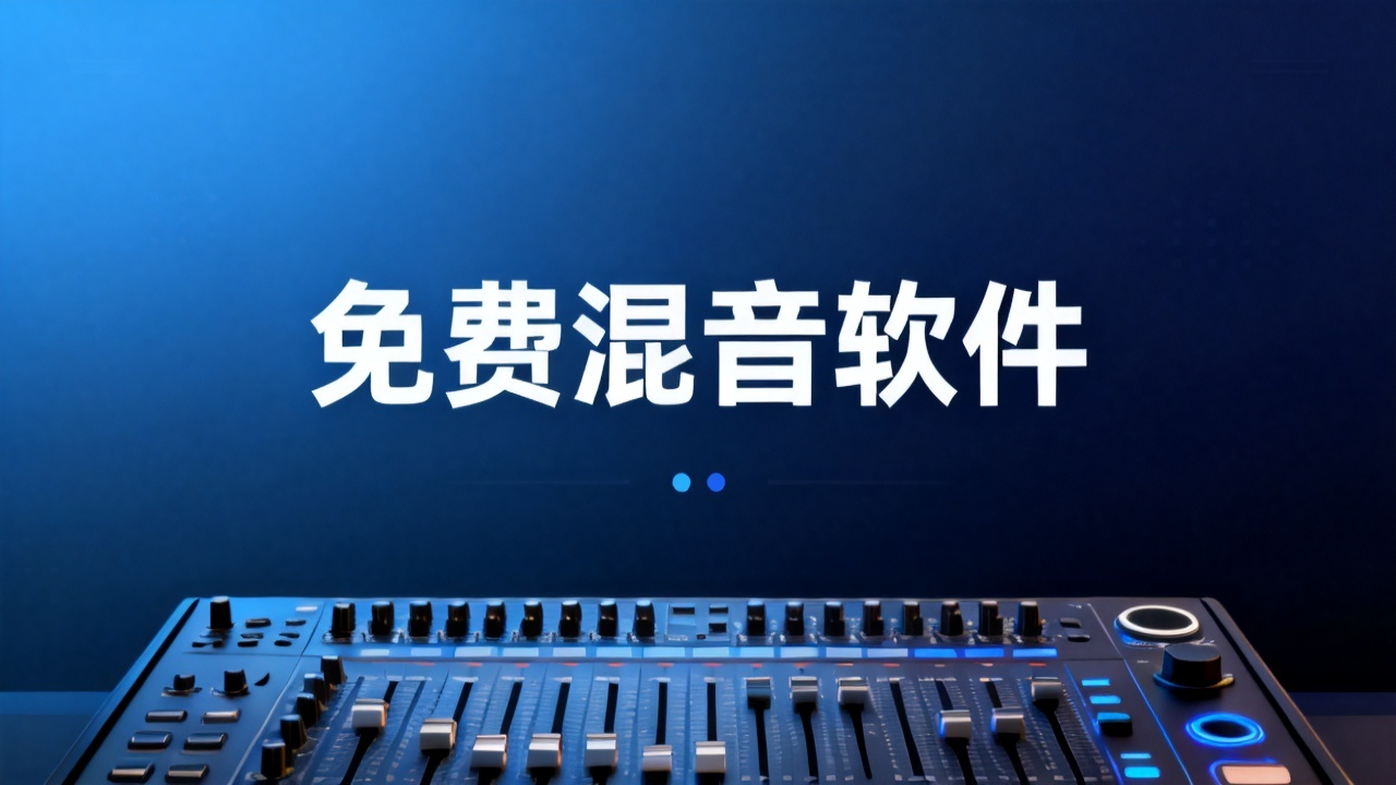 免费混音软件：2026 多轨音频编辑与混音
