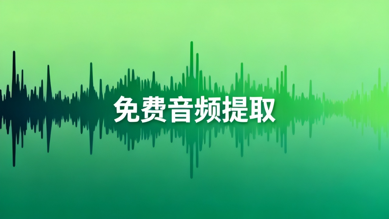 免费音频提取工具：2026 从视频中提取音频教程