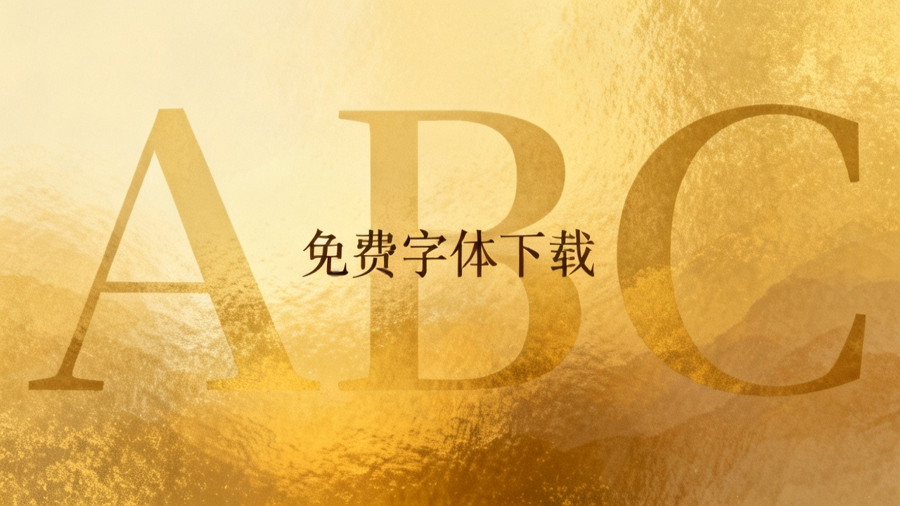免费字体下载站：2026 可商用的中文/英文字体合集